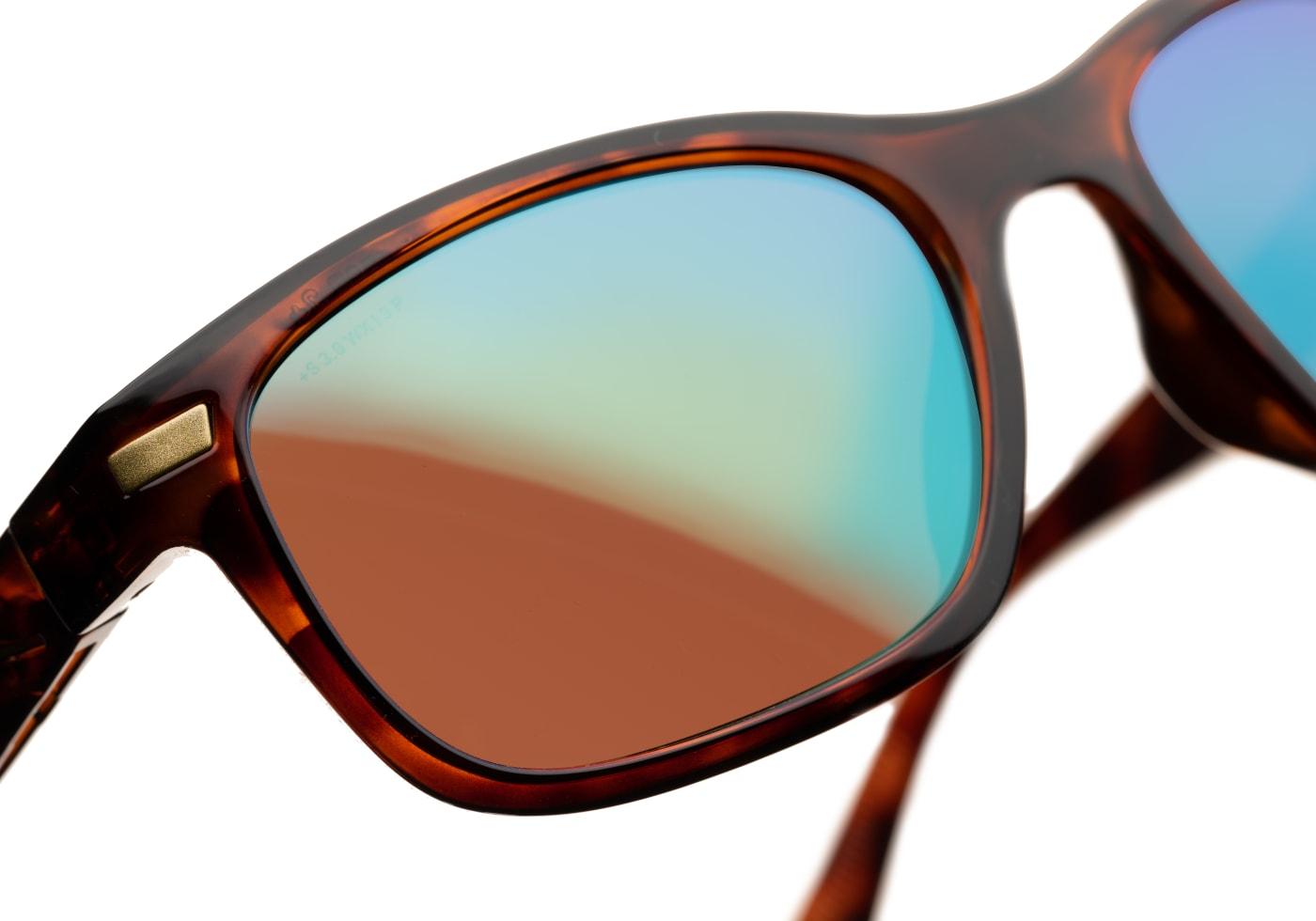 Wiley X WX Helix Captivate Polarized Green Mirror Brown