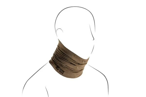 Clawgear Merino Seamless Neck Gaiter Stonegrey Olive