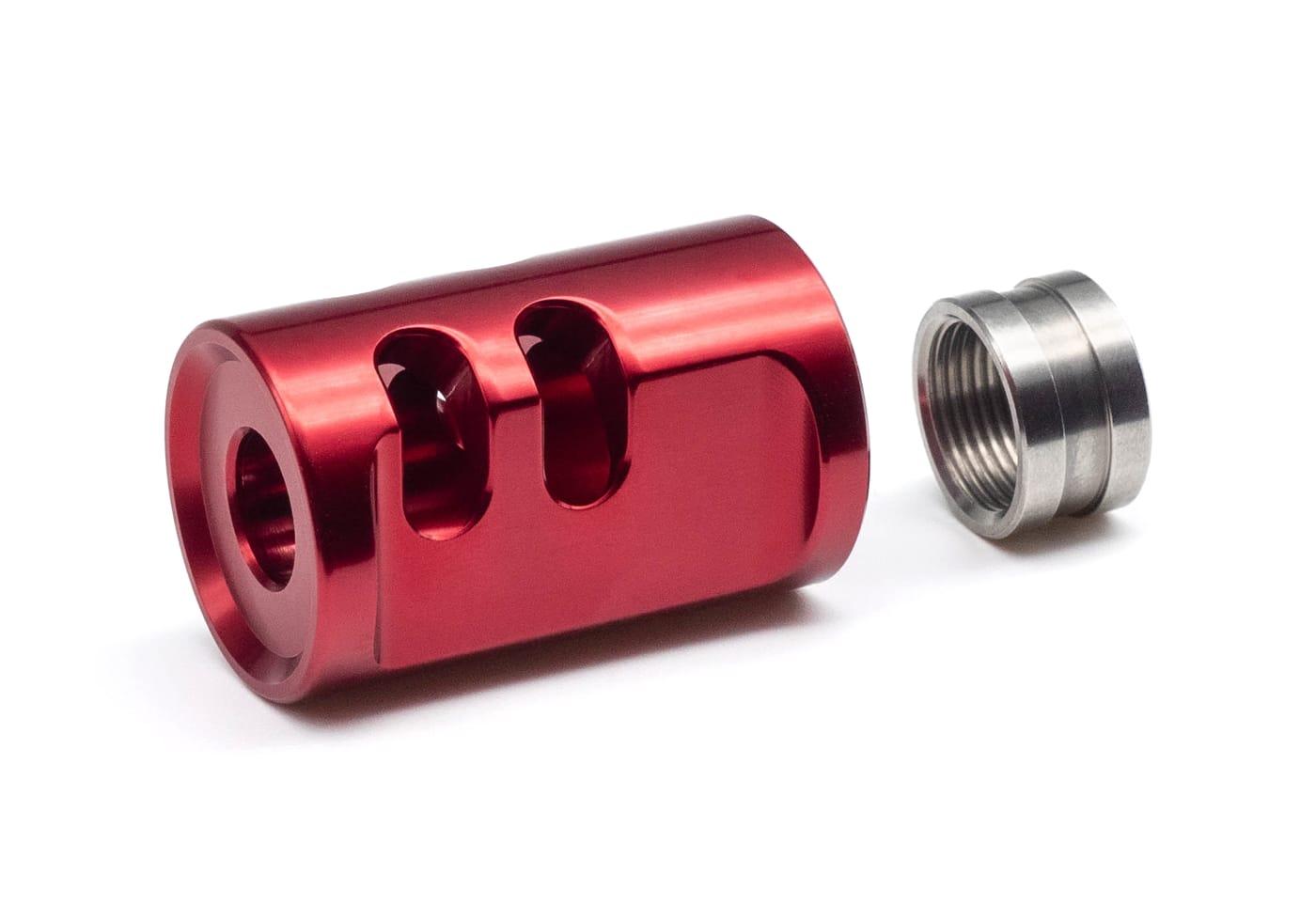 TTI Airsoft AAP01 Type-A Compensator 14mm CCW Red