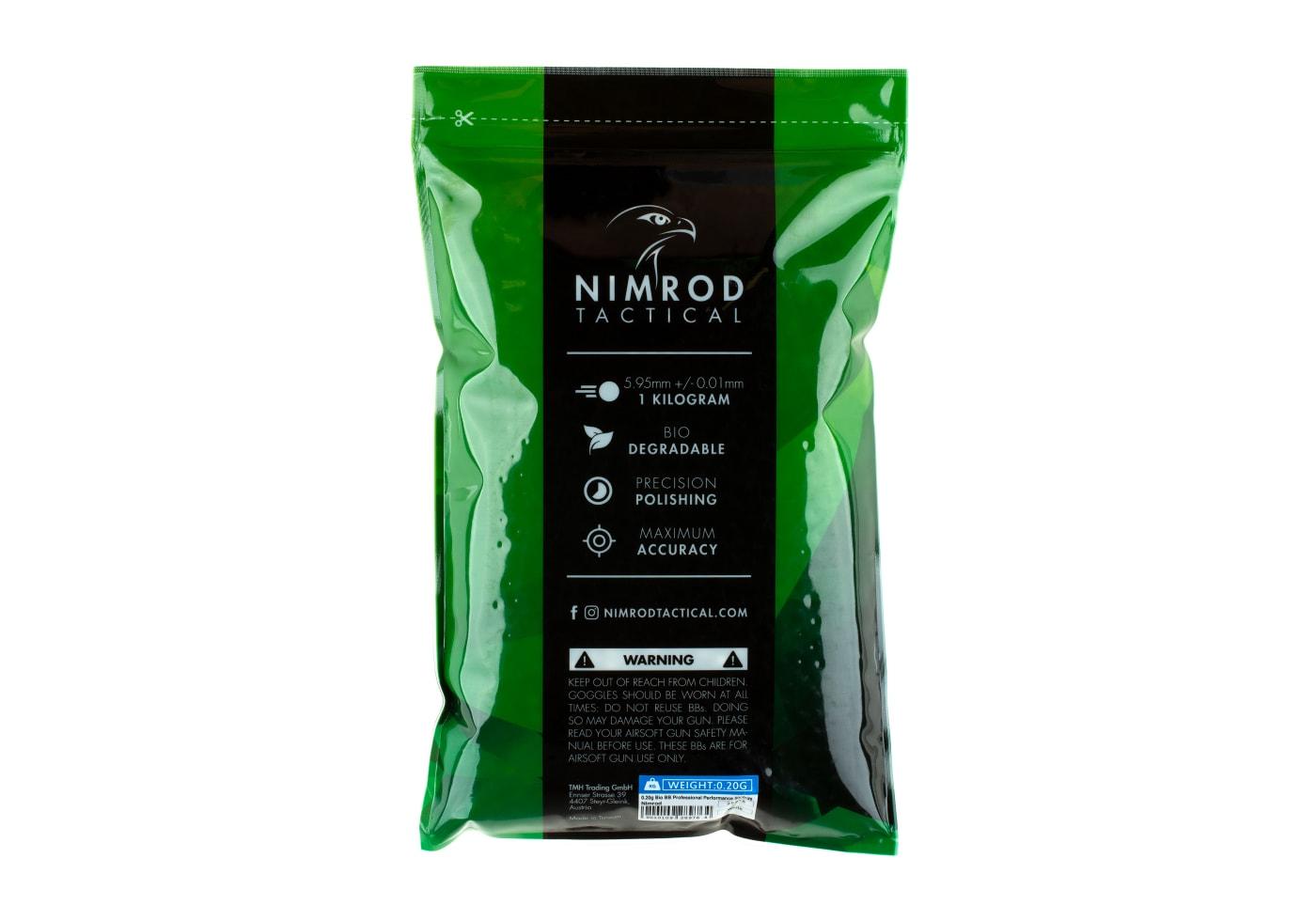 Nimrod 0.20g Bio BB Professional Performance 5000rds White