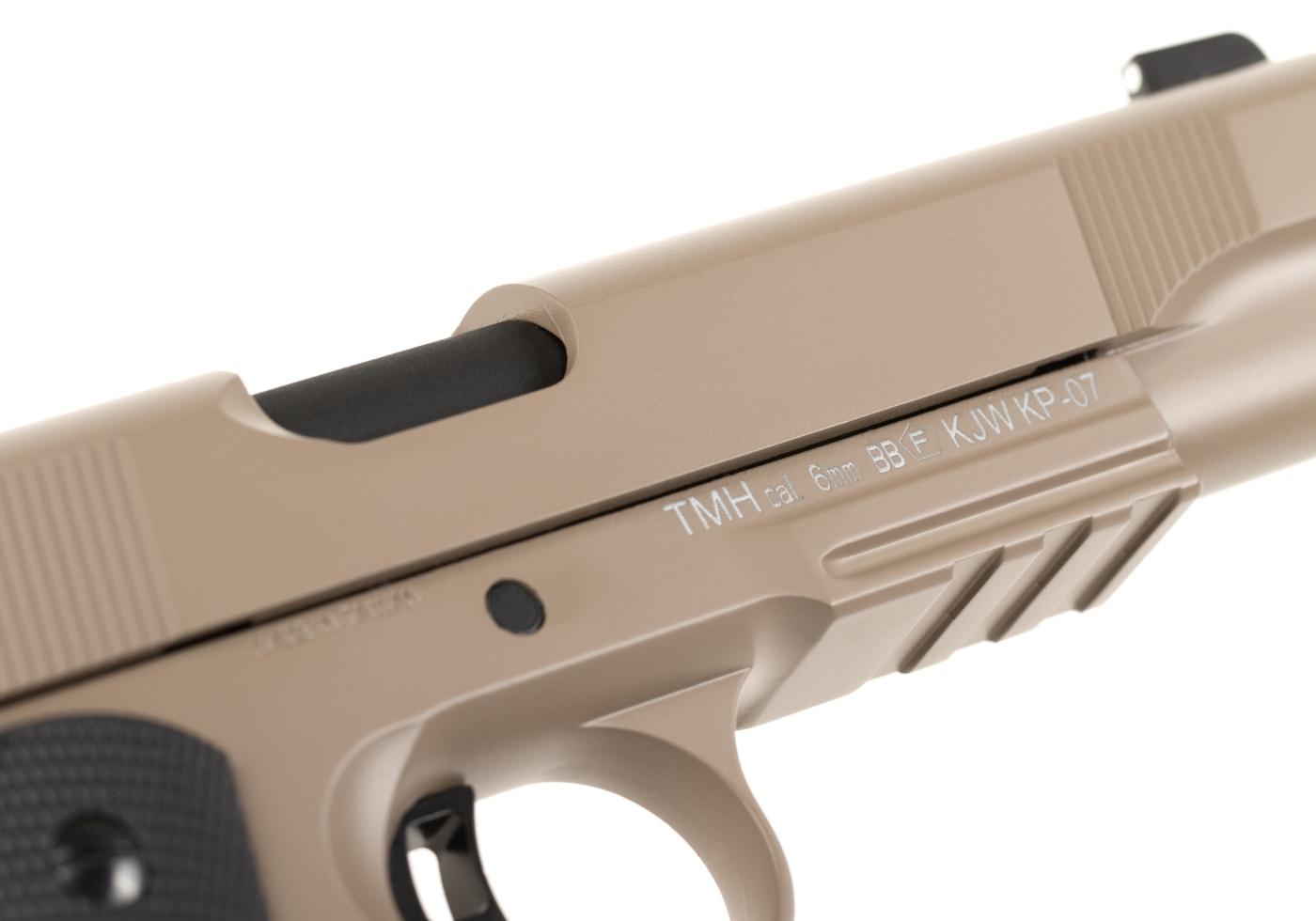 KJW M1911 MEU Full Metal GBB Pistol Tan