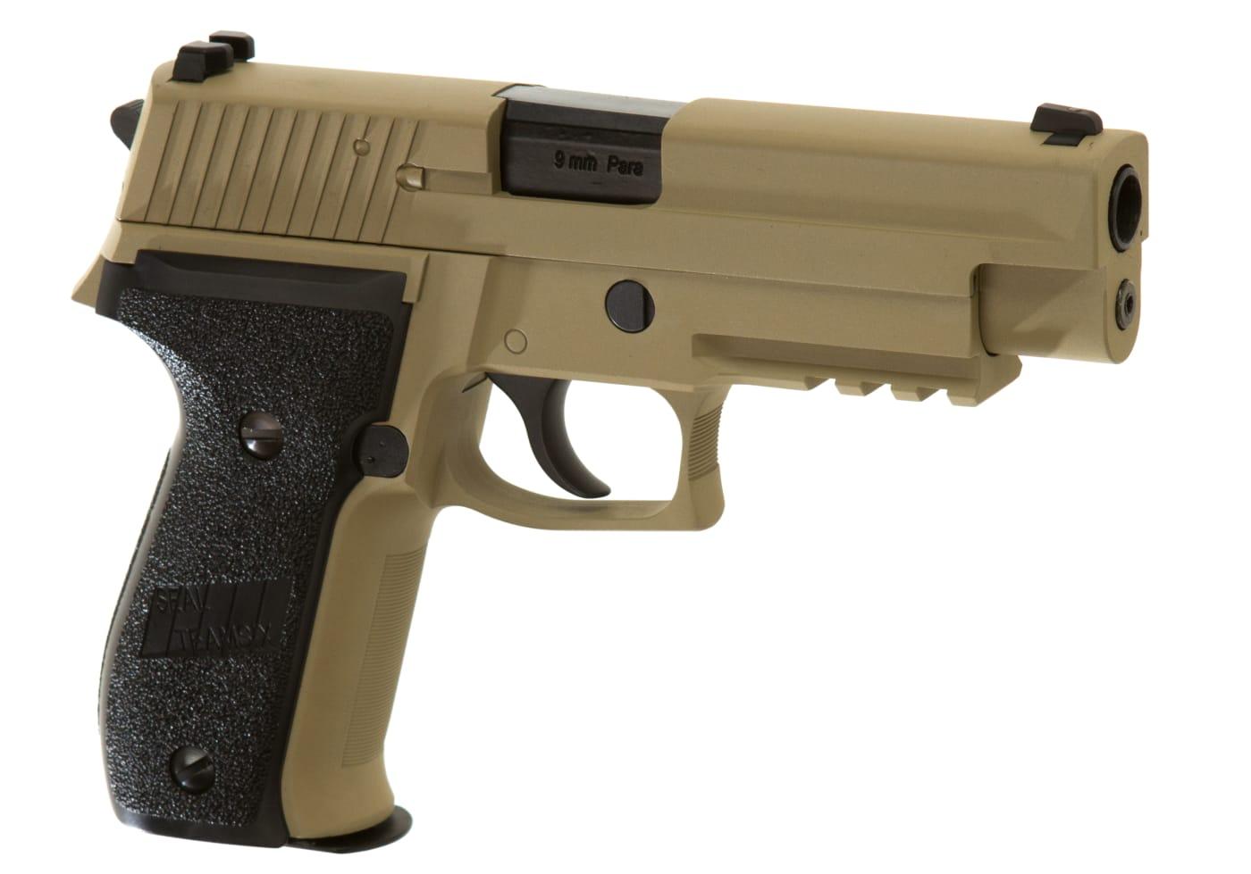 WE P226 Mk25 Navy Seals Full Metal Desert GBB Desert