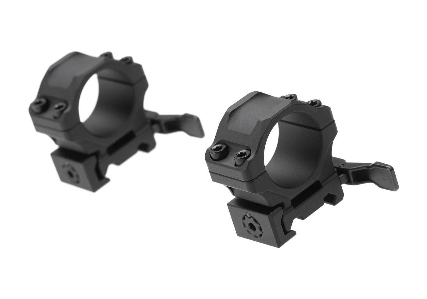 Leapers Accu-Sync QR 25.4mm Low Profile Scope Mount Rings Black