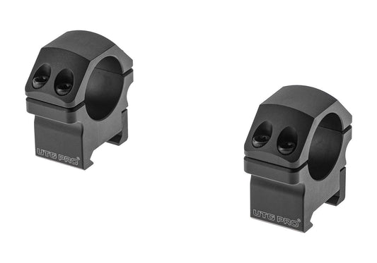 Leapers PRO 25.4mm Low Profile P.O.I. Picatinny Rails Black Scope Mount