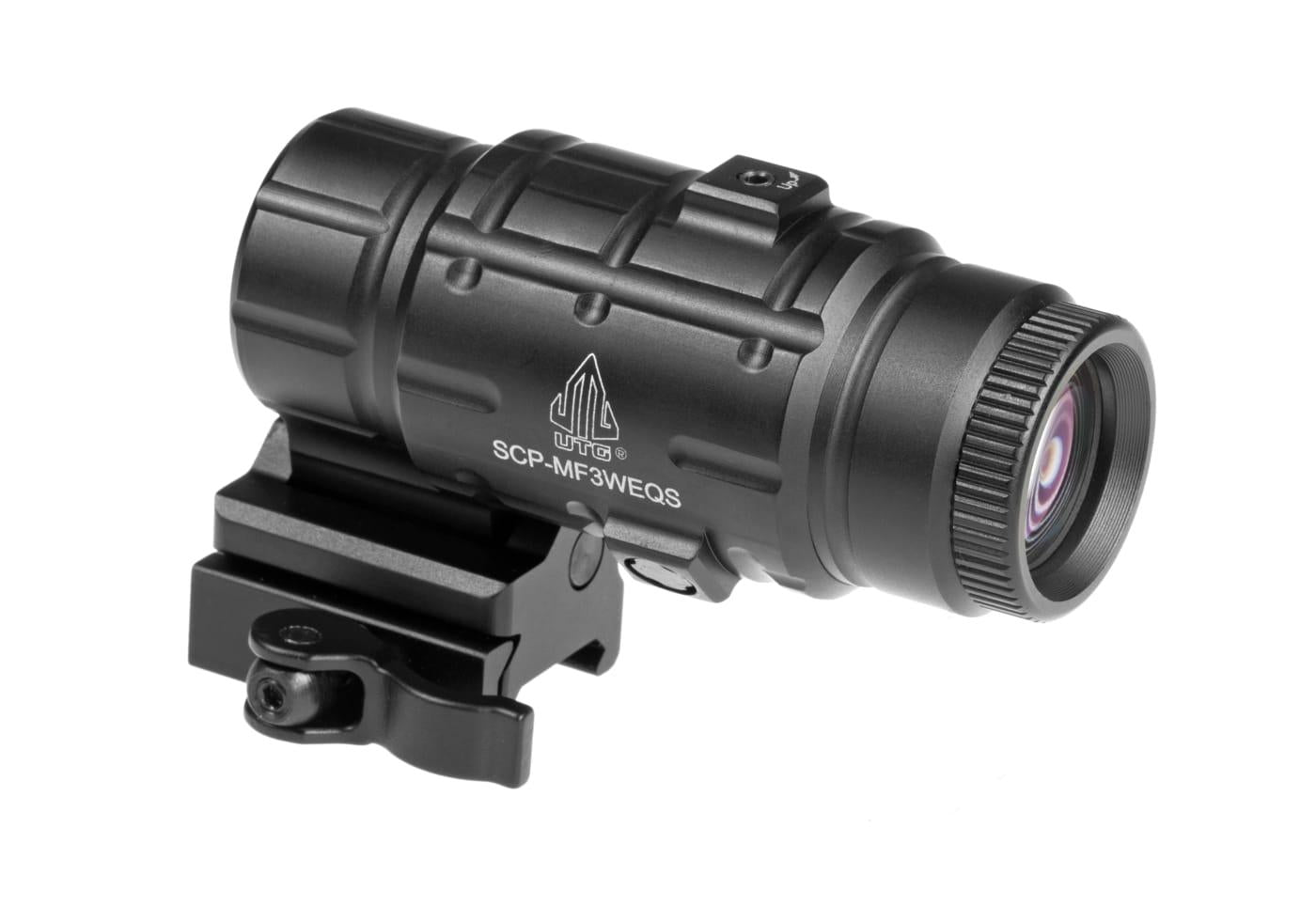 Leapers 3x Flip-to-Side QD Magnifier Adjustable TS Black