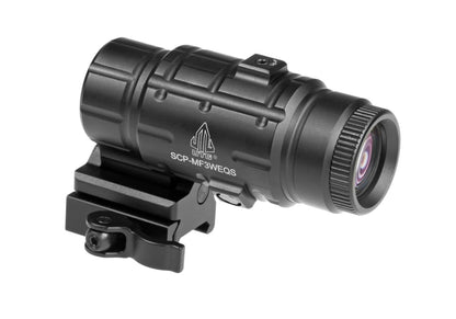 Leapers 3x Flip-to-Side QD Magnifier Adjustable TS Black