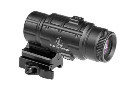 Leapers 3x Flip-to-Side QD Magnifier Adjustable TS Black