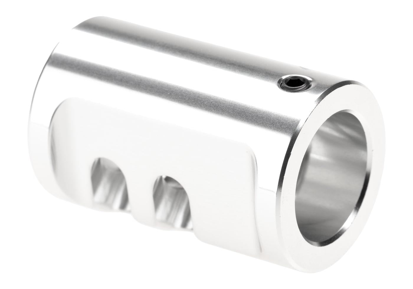 TTI Airsoft AAP01 Type-A Compensator 14mm CCW Silver