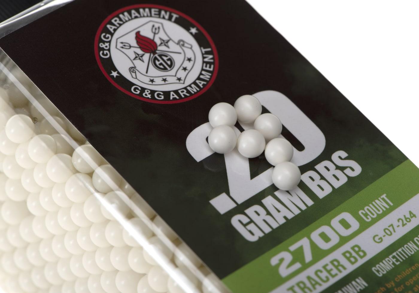 G&G 0.20g Tracer BBs 2700rds Green