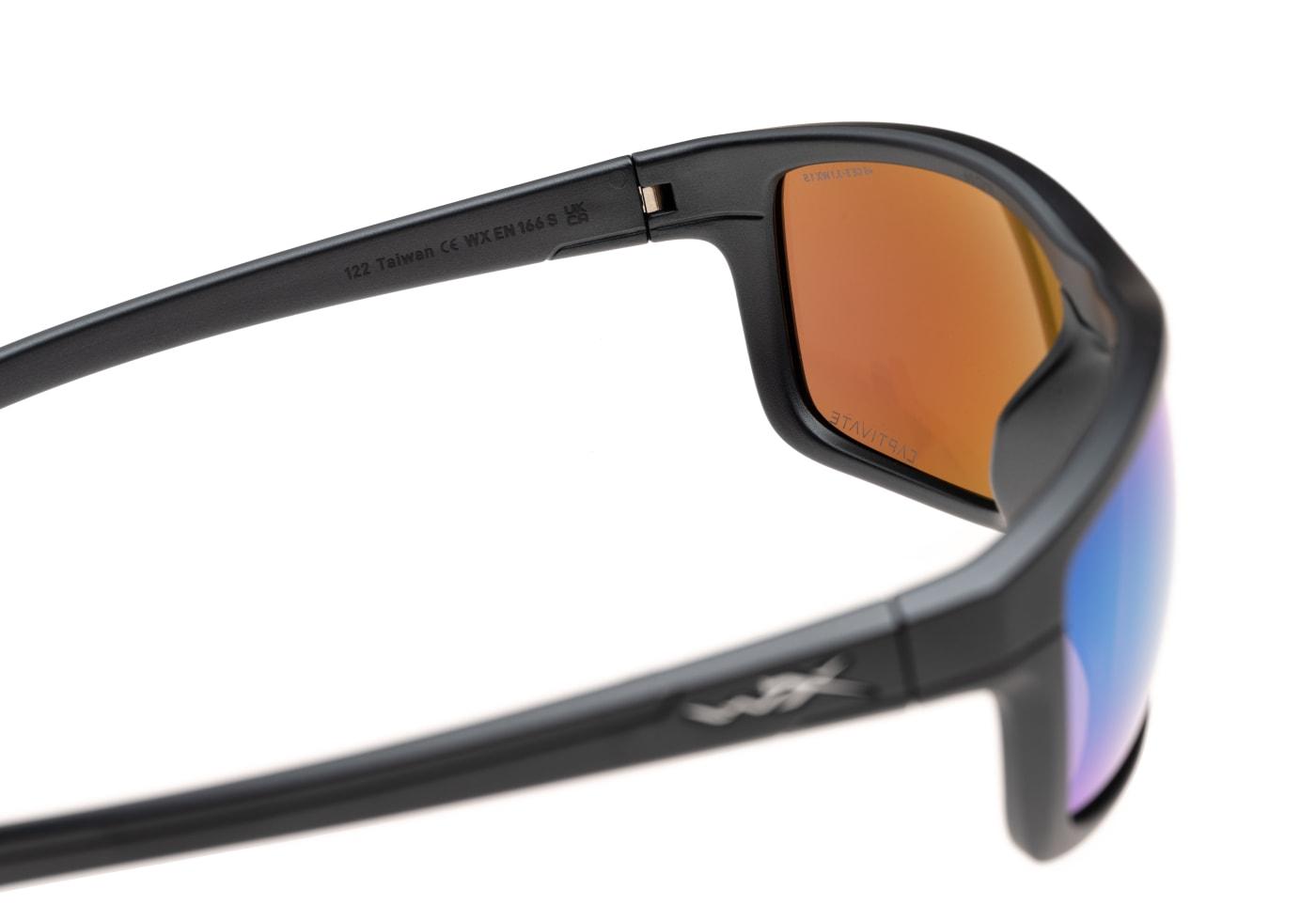 Wiley X WX Kingpin Captivate Polarized Green Mirror Grey