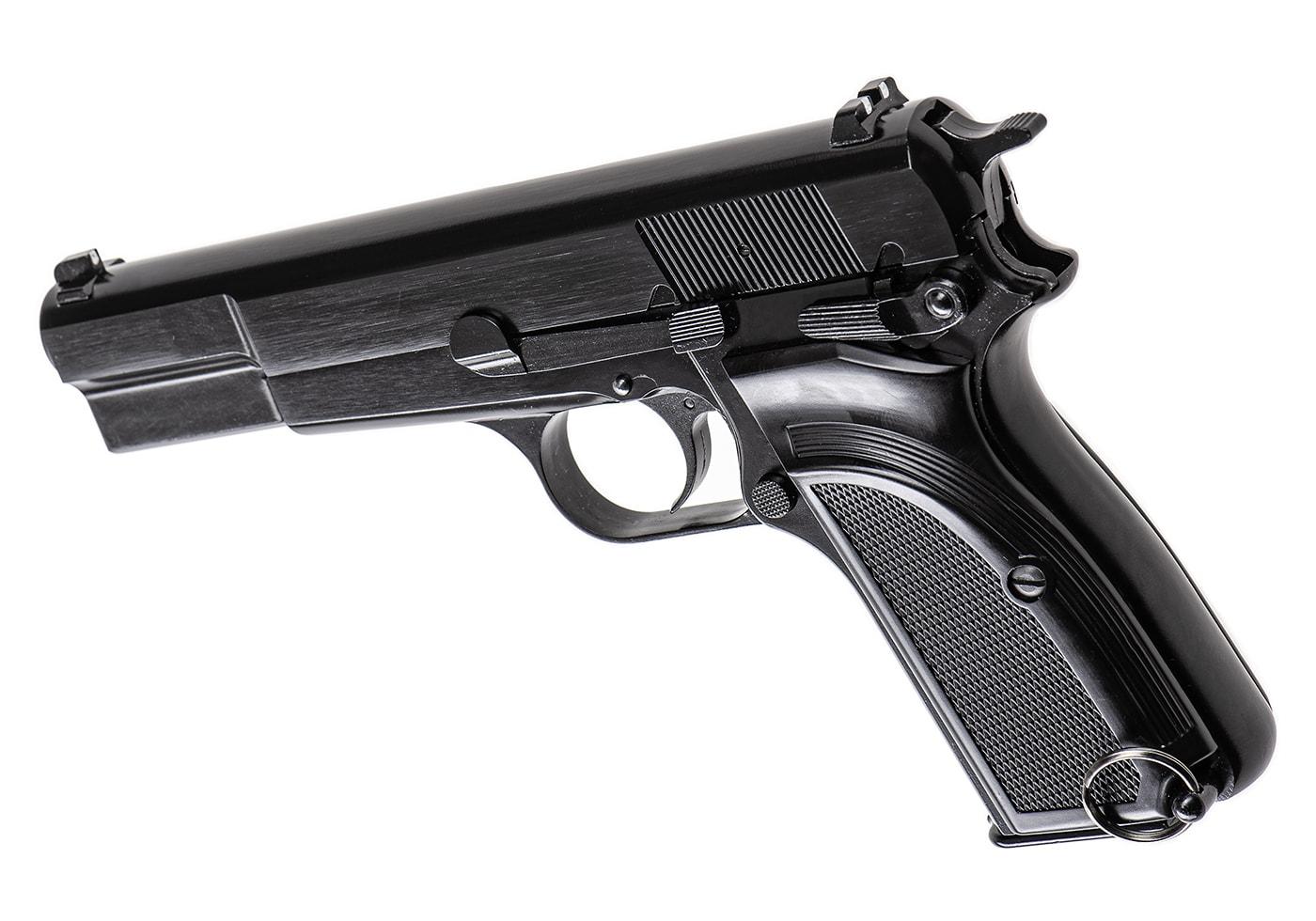 WE Hi-Power Mk3 Full Metal GBB Black
