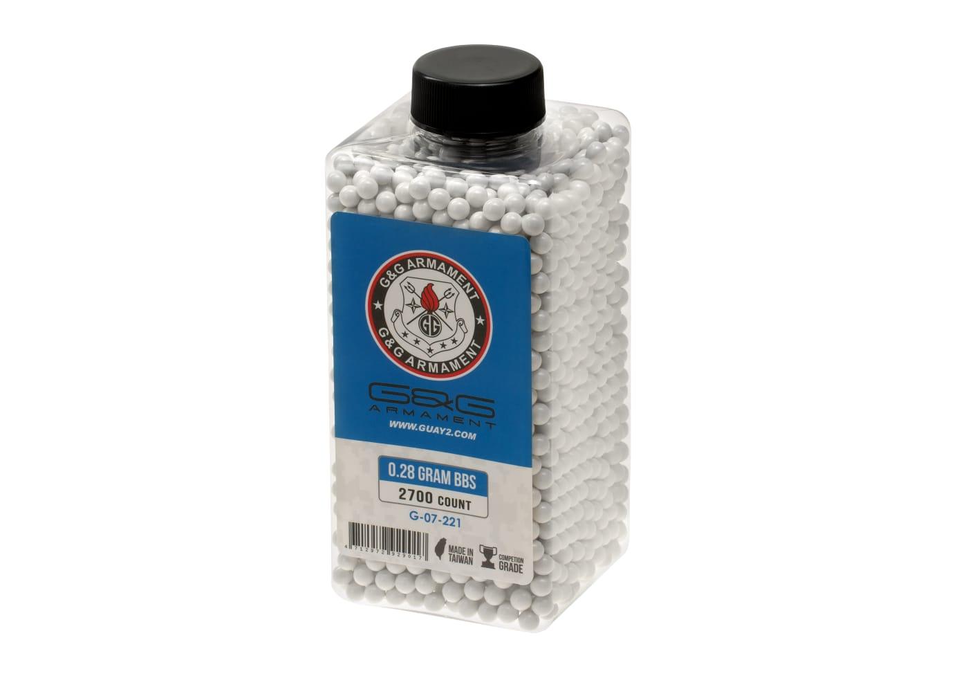 G&G 0.28g Perfect BBs 2700rds White