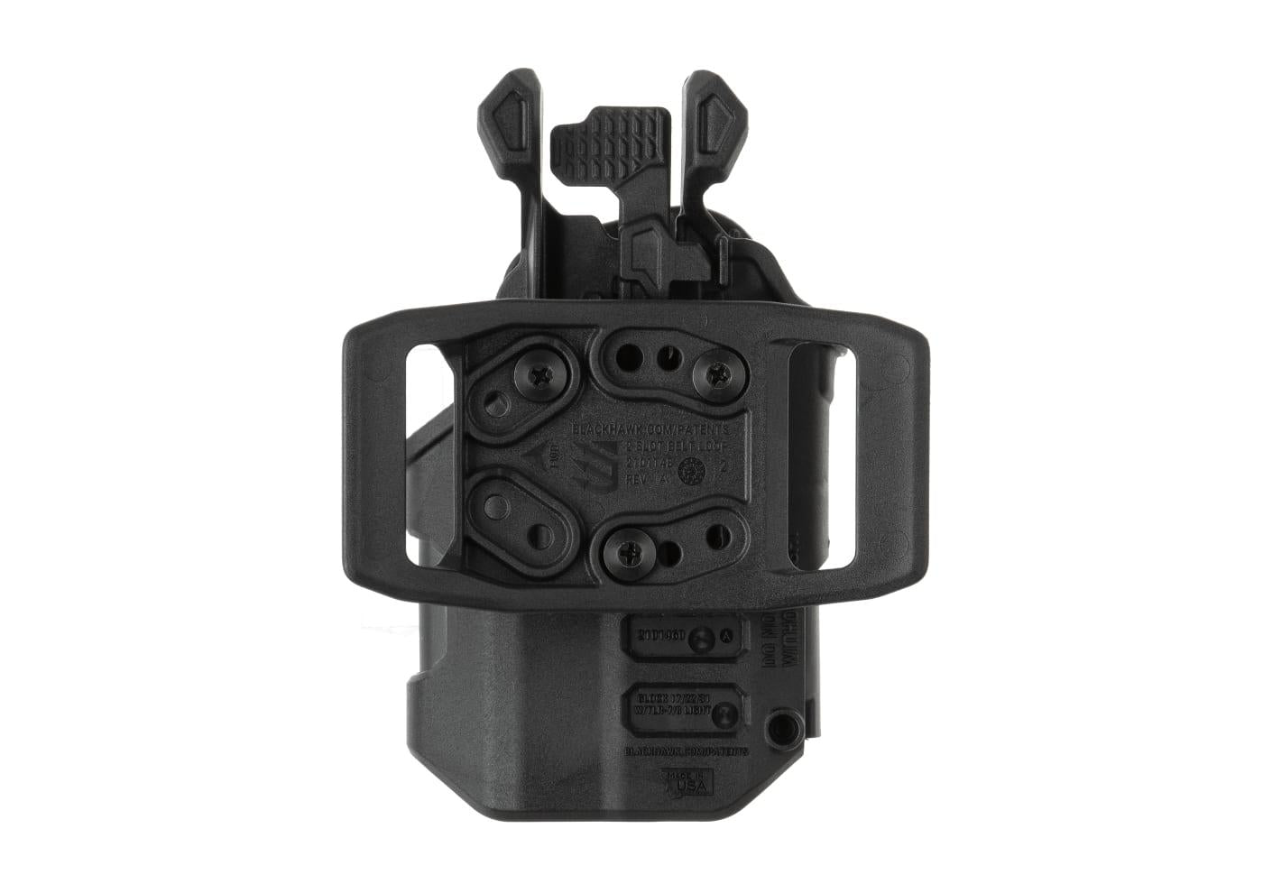 Blackhawk T-Series L2C Concealment Holster für Glock 17/19/22/23/31/32/45/47 TLR7/8 Black