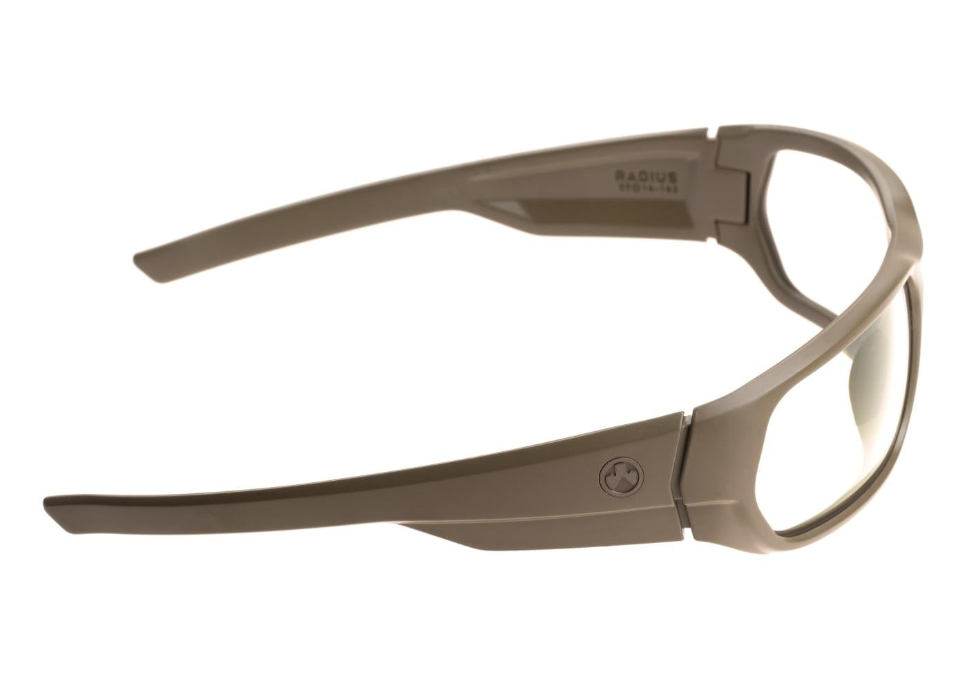 Magpul Radius - FDE Frame / Clear Lens Black