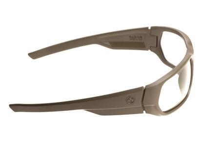 Magpul Radius - FDE Frame / Clear Lens Black