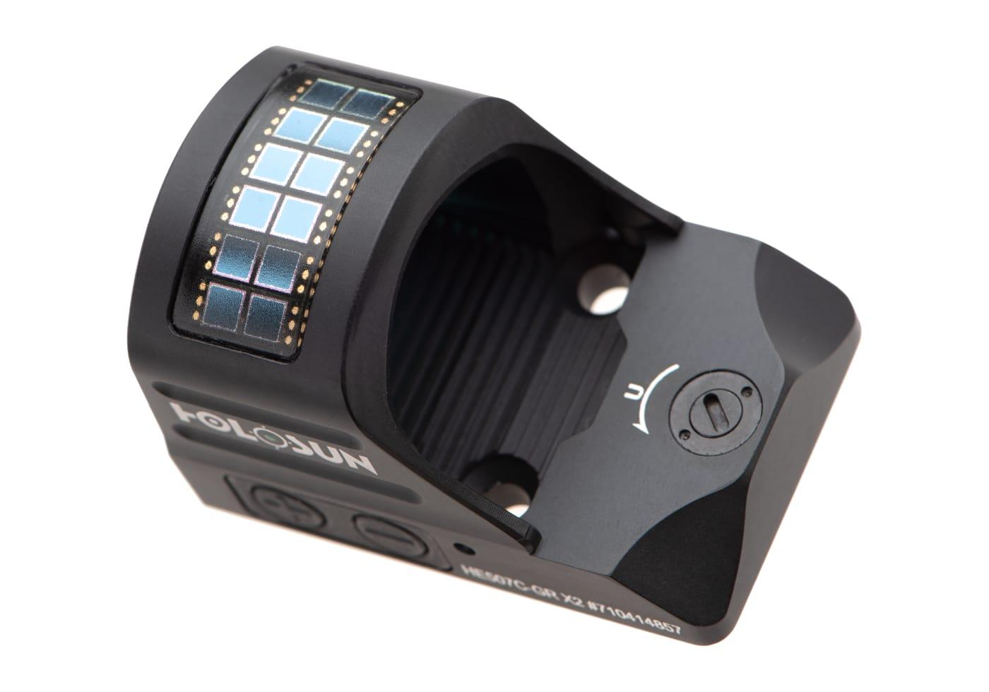 Holosun HE407C-GR X2 Elite Solar Green Dot Sight Black
