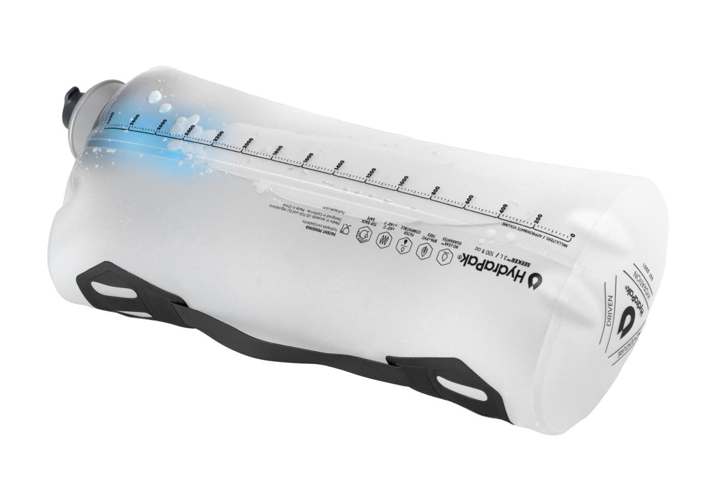 Hydrapak Seeker+ 3L Water Bottle Clear