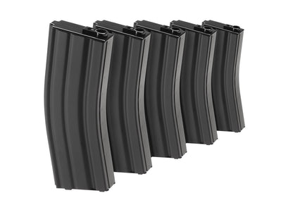 G&G Magazine M4 Midcap 125rds 5pcs Set Black