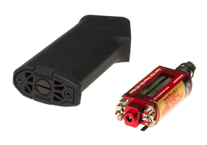 Ares Super High Torque Slim Motor + Amoeba Slim Pistol Grip Black