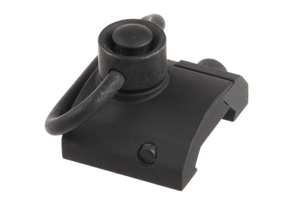 Metal GS Type QD Sling Swivel Rail Mount Black