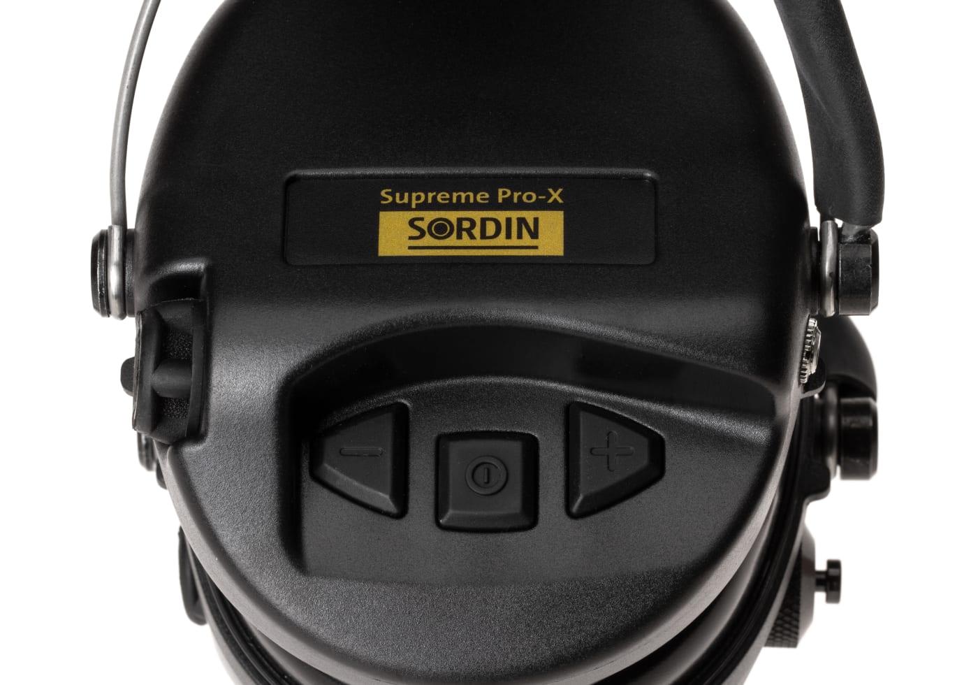 Sordin Supreme Pro-X Leather Black
