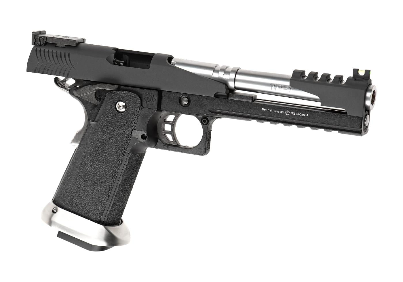 WE Hi-Capa 6 T-Rex Customs Titanium Barrel Full Metal GBB Black