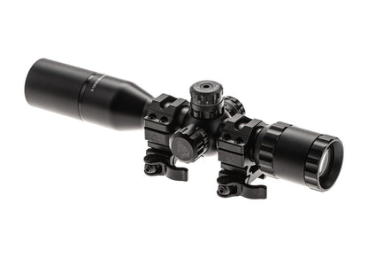 Leapers BugBuster 3-12X32 Rifle Scope Side AO Mil-Dot With QD Rings Black