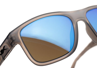 Wiley X WX Ovation Captivate Polarized Blue Mirror Transparent