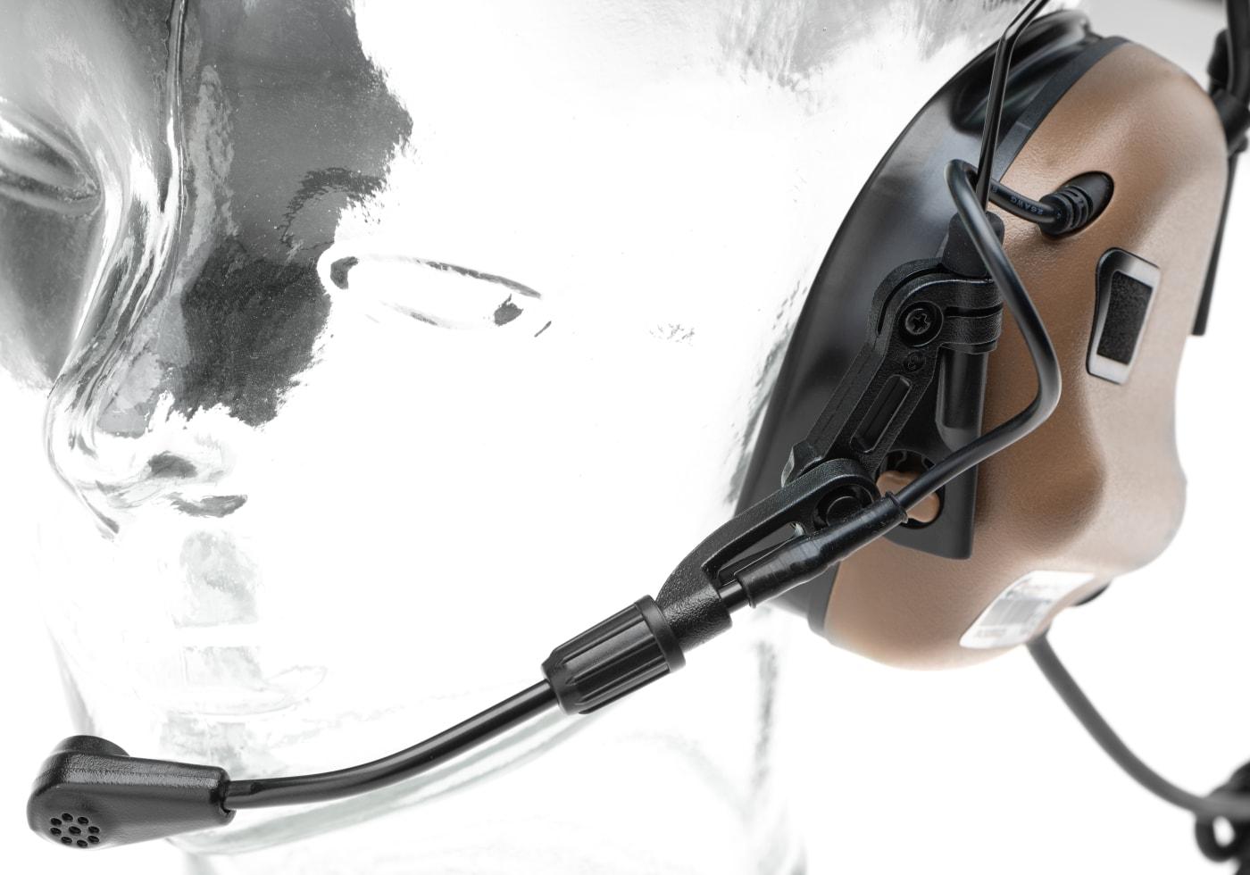 Earmor M32X Plus Hearing Protection Set for ARC Helmet Rails Coyote