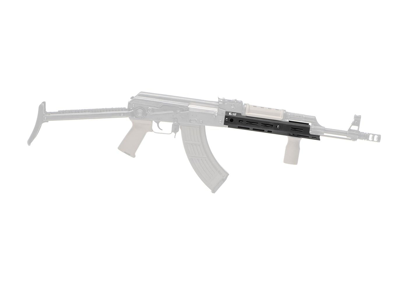 Clawgear AK47 Medium Slick Handguard M-LOK Black
