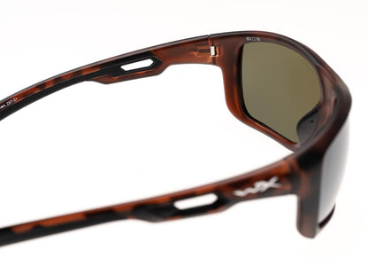 Wiley X WX Aspect Polarized Platinum Flash Brown