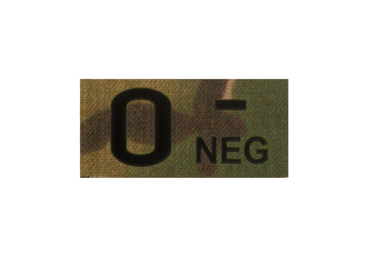 Clawgear 0 Neg IR Patch Multicam