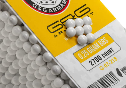 G&G 0.25g Perfect BBs 2700rds White