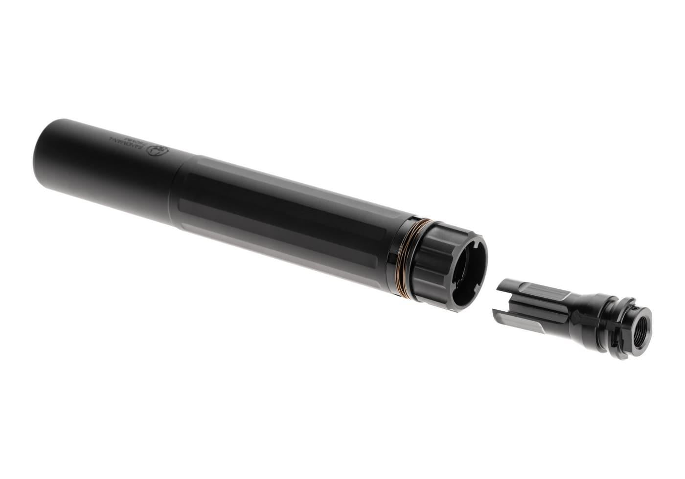 PTS Syndicate Dead Air Sandman-L Mock Suppressor with Tracer Black