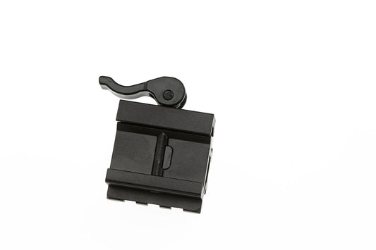 Leapers QD Angle Mount Double Rail 3-Slot Black