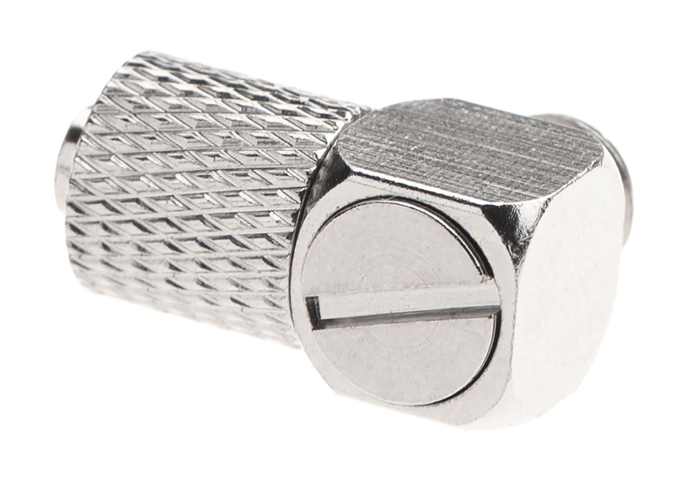 EpeS HPA 6mm Hose Coupling with Screwed Catch 90 Degree - Outer M6 Thread