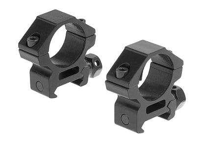 Leapers 25.4mm Scope Mount Rings Low Black