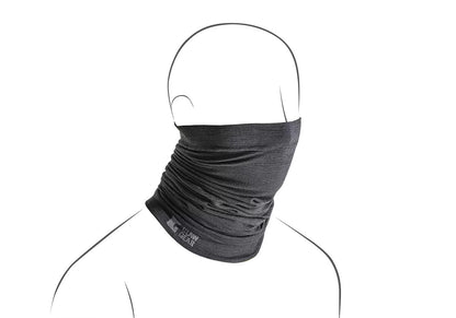 Clawgear Merino Seamless Neck Gaiter Long Black