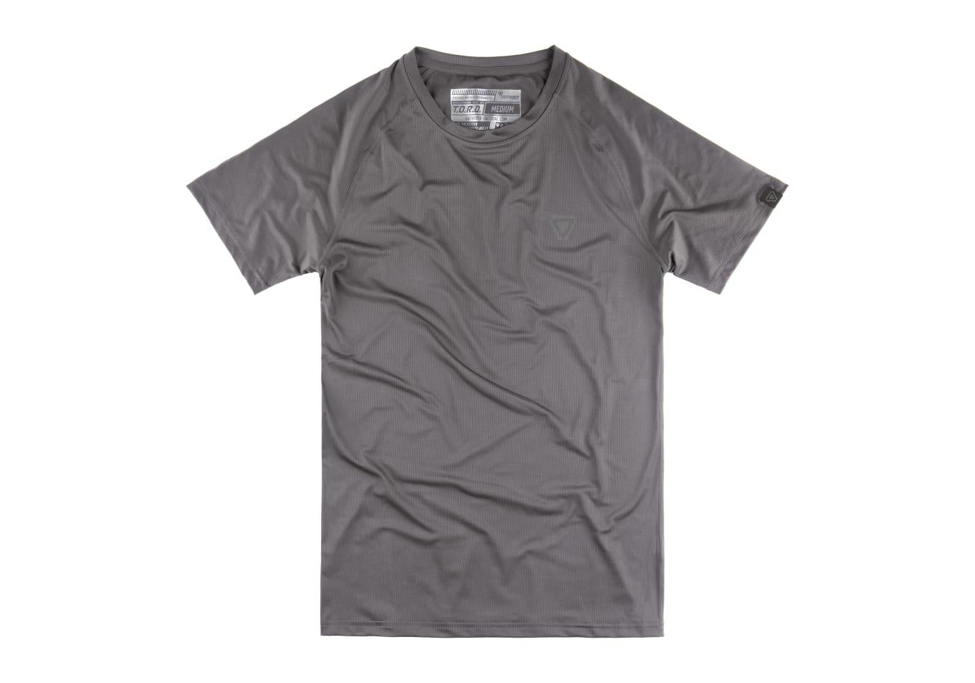 Outrider T.O.R.D. Covert Athletic Fit Performance Tee Wolf Grey