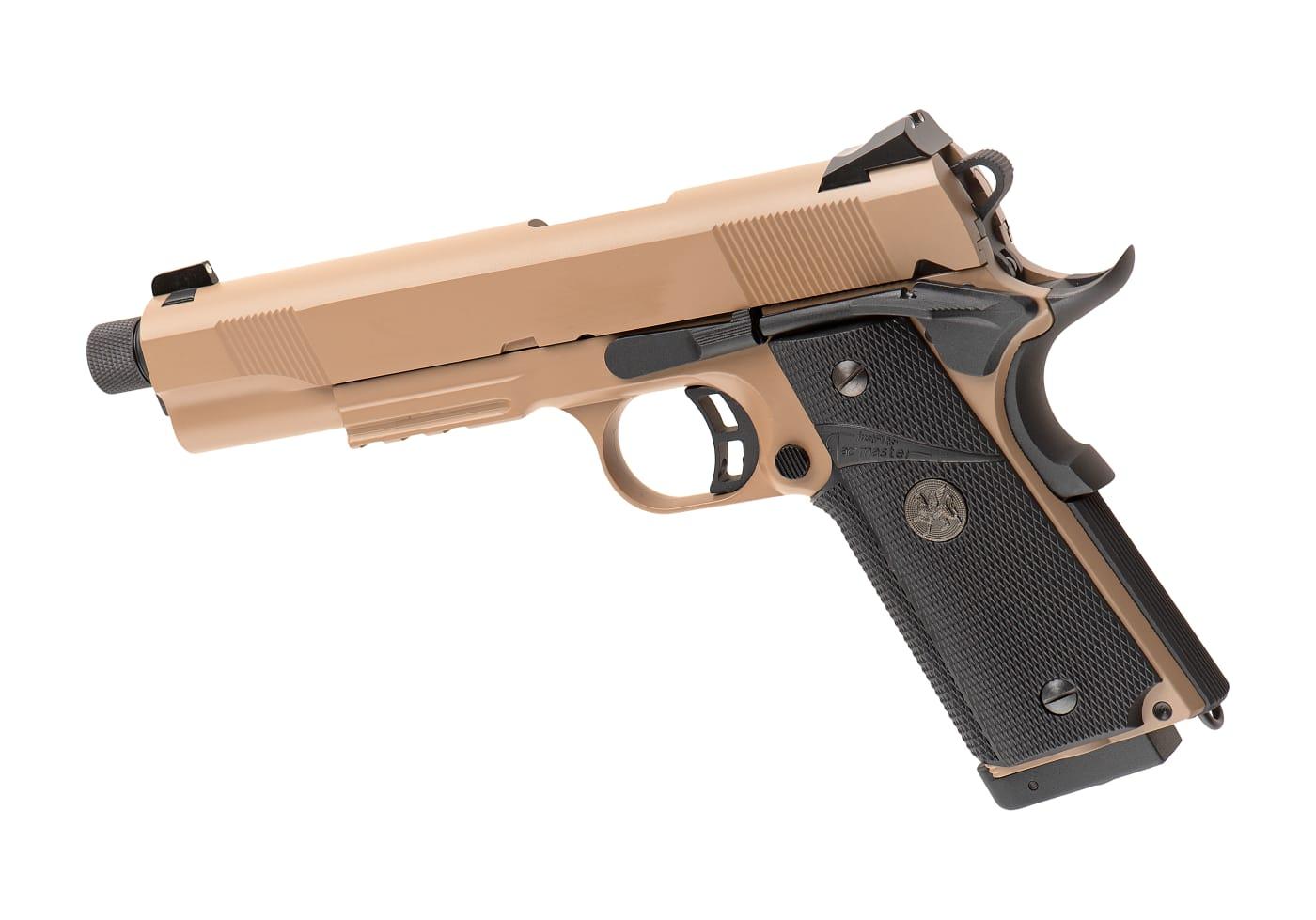 KJW M1911 MEU TBC Full Metal Co2 Pistol Tan