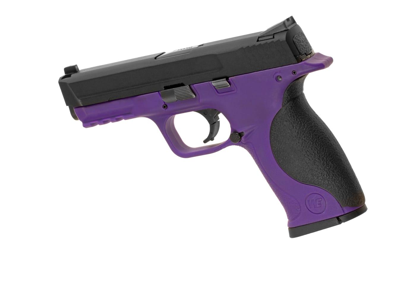 WE Big Bird Purple Frame Black Slide GBB