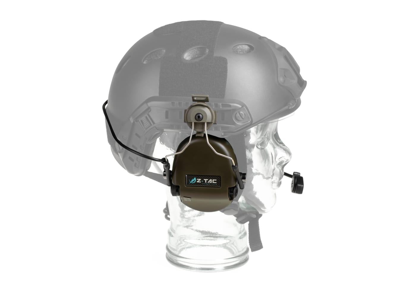 Z-Tactical SRD Headset FAST Military Standard Plug Foliage Green