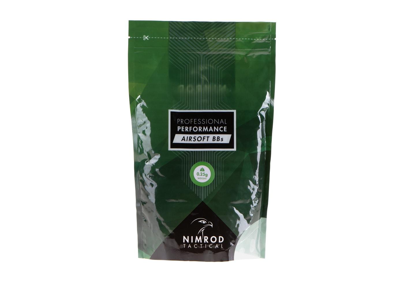 Nimrod 0.25g Airsoft BB's Professional Performance 4000rds White