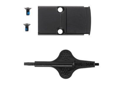 Holosun HE509T-GR X2 Solar Green Dot Sight Black