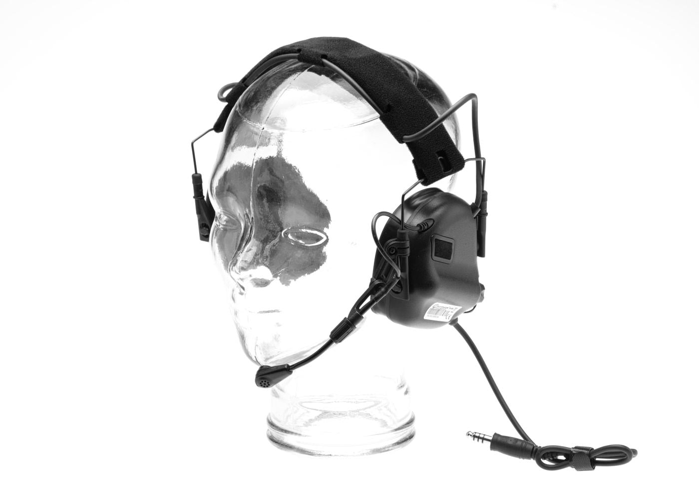 Earmor M32X Plus Hearing Protection Set for ARC Helmet Rails Black