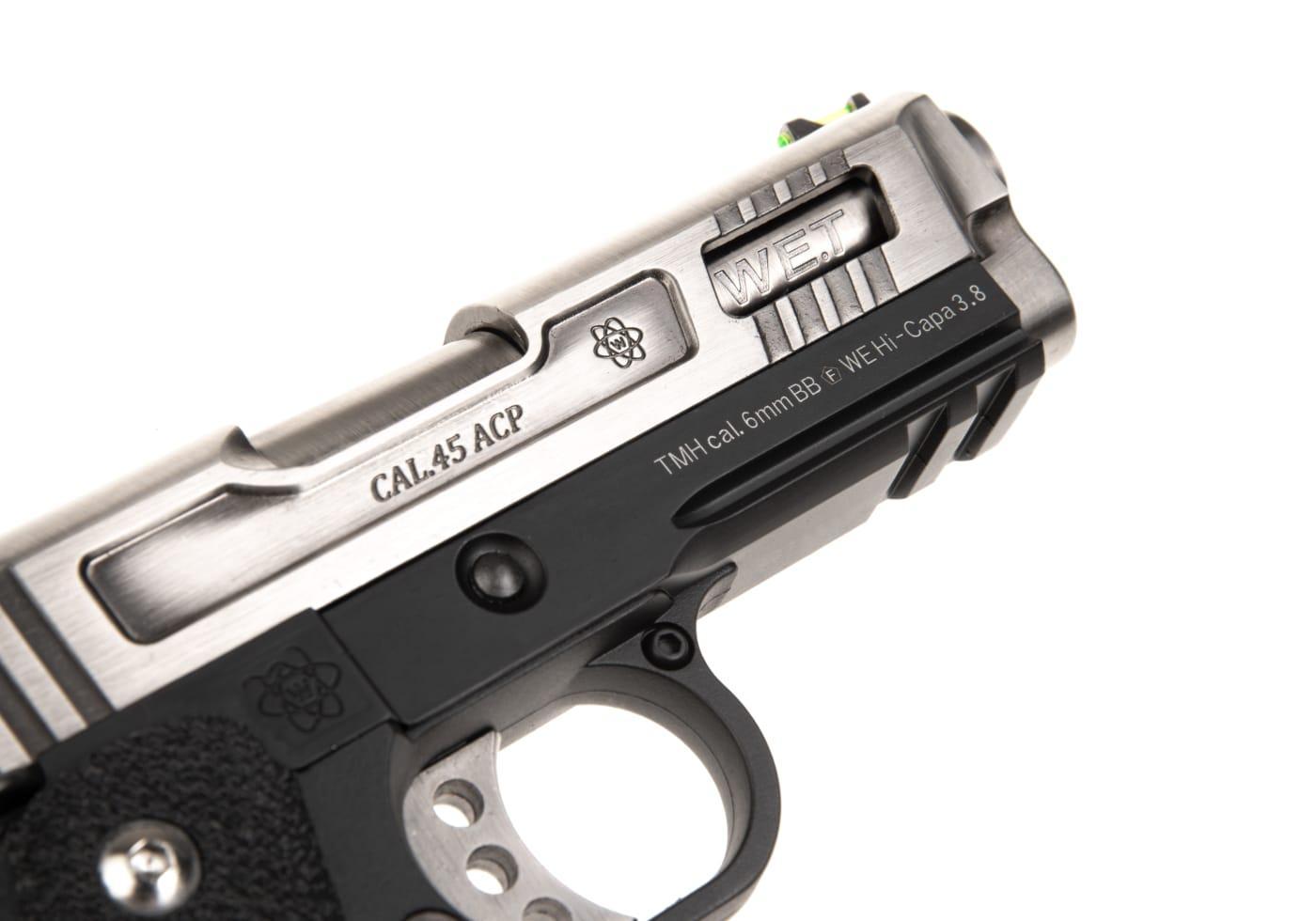 WE Hi-Capa 3.8 Force Full Metal GBB Silver