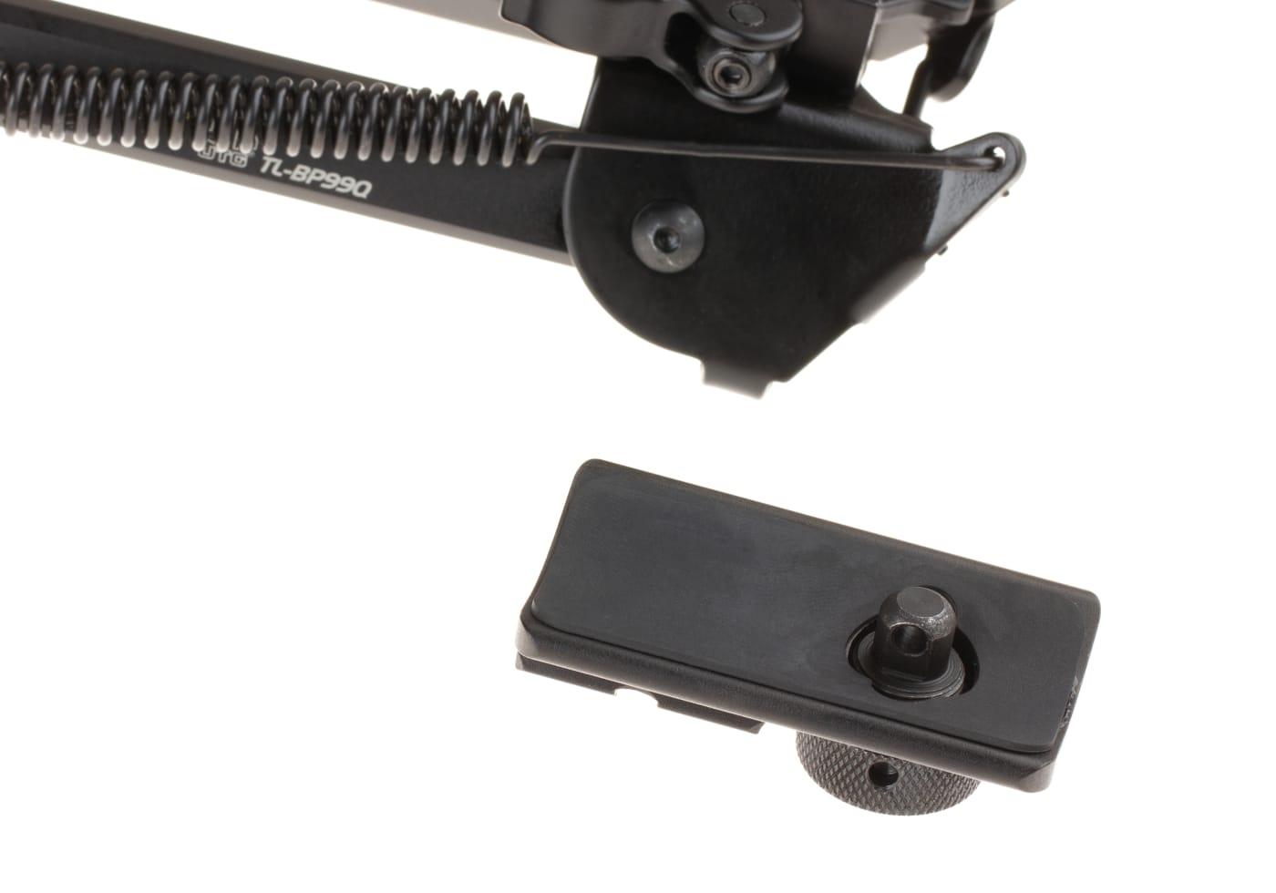 Leapers Super Duty QD 8.0-12.8 Inch Bipod Black