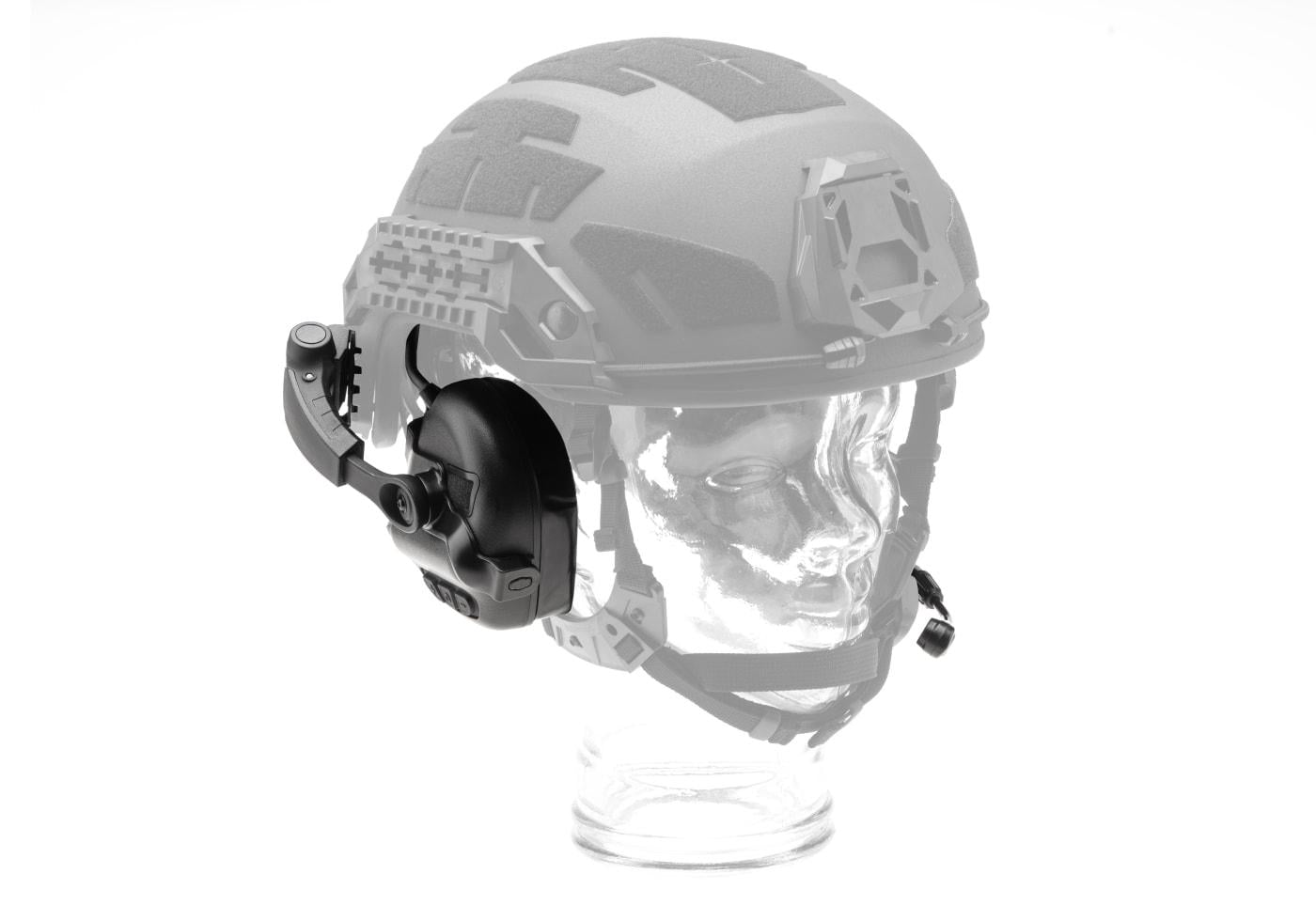 Earmor M32X Plus Hearing Protection Set for ARC Helmet Rails Black