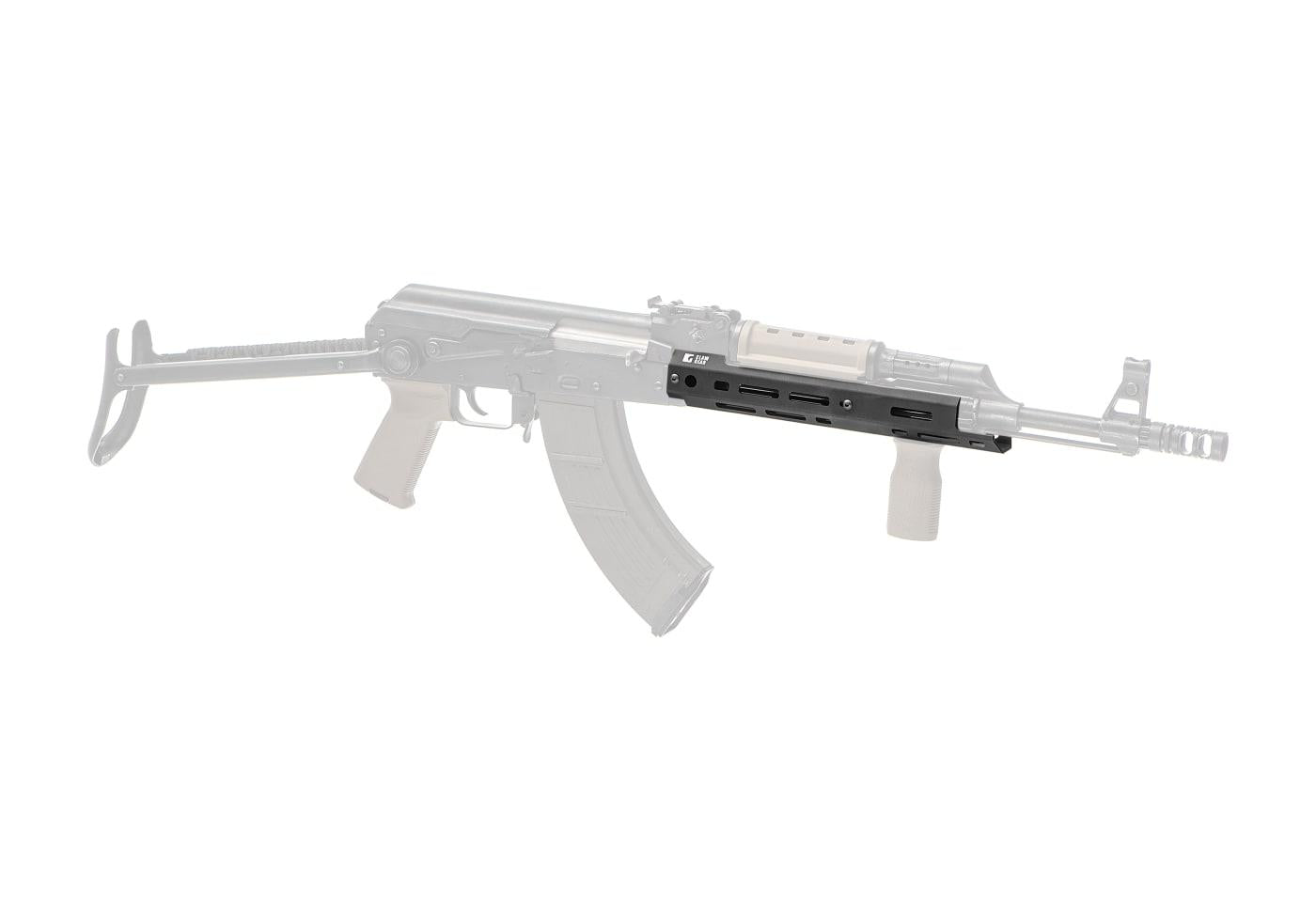 Clawgear AK47 Medium Slick Handguard M-LOK Black