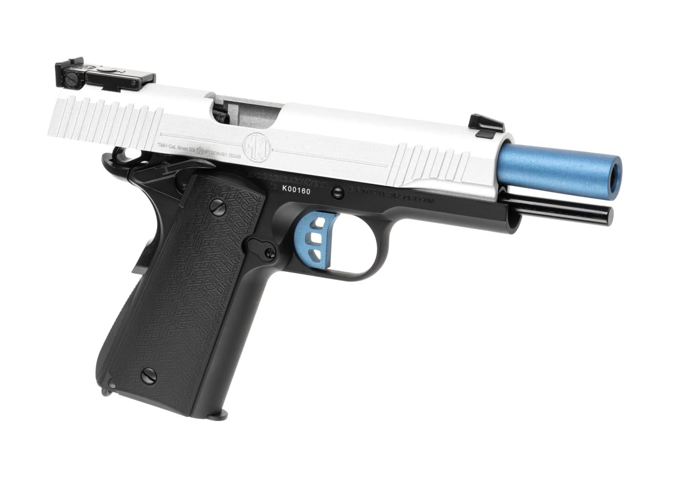 G&G GX45 Mk.I Metal Version GBB Silver